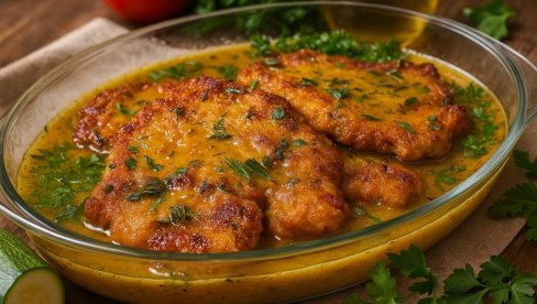 ПЕЧЕНИ СВИЊСКИ КОТЛЕТИ У СОСУ: Нежно, сочно и ароматично