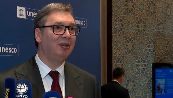 ЗА НАС ЈЕ ВАЖНО ДА ЈЕ ТО ПРОТЕКЛО ДОБРО Вучић о састанку Трампа и Сија: Имамо веома добре односе са Кином и градимо све боље са Америком ЗА НАС ЈЕ ВАЖНО ДА ЈЕ ТО ПРОТЕКЛО ДОБРО Вучић о састанку Трампа и Сија: Имамо веома добре односе са Кином и градимо све боље са Америком