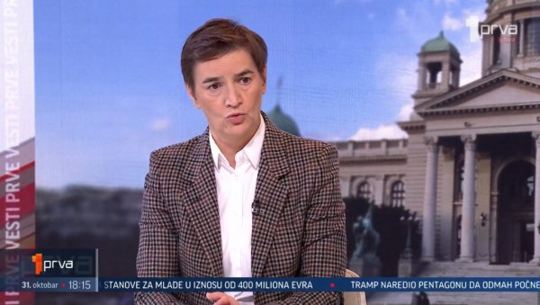 АНА БРНАБИЋ НА ПРВОЈ: Вучић послао пет важних порука