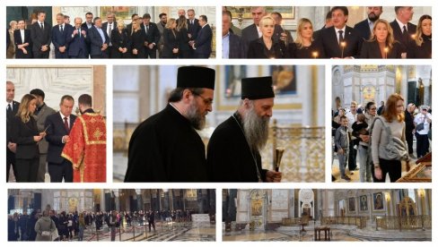 PARASTOS ZA NASTRADALE U NOVOM SADU U HRAMU SVETOG SAVE: Prisustvuje predsednik Srbije Aleksandar Vučić (FOTO/VIDEO)