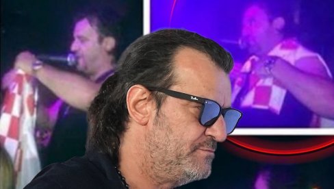 LUKAS OGRNUO HRVATSKU ZASTAVU: Vidite, i dalje peva u Srbiji