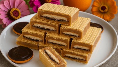 ЈАФА ОБЛАНДА:  Савршена комбинација чоколаде, поморанџе и хрскавих обланди!