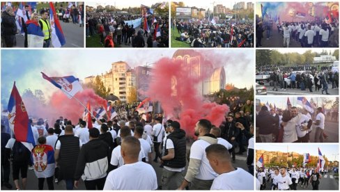 (UŽIVO) SRBI SA KOSMETA STIGLI U BEOGRAD: Reka naroda ide ka centru grada (FOTO/VIDEO)