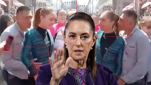 UHAPŠEN! Neprikladno dirao predsednicu države pa pokušao da je poljubi - lisice zbog seksualnog uznemiravanja (VIDEO)