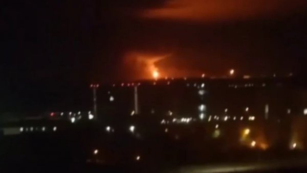 УКРАЈИНА ПОГОДИЛА СРЦЕ РУСКЕ НАФТНЕ ИНДУСТРИЈЕ: Лукоил у Волгограду у пламену, рафинерија престала с радом (ВИДЕО)