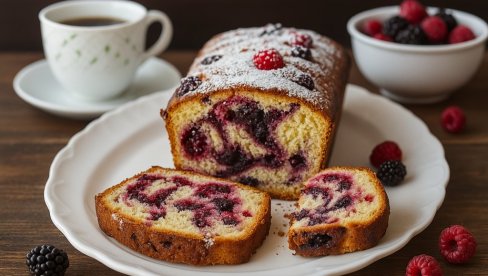 КОЛАЧ СА ШУМСКИМ ВОЋЕМ: Савршен уз шољу чаја или кафе, за мирну недељу код куће!