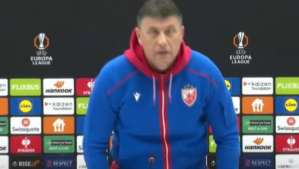 ШТА МУ БИ? Владан Милојевић грми на новинаре док са Маракане излази човек који му је забио нож у срце