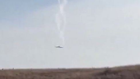 СРУШИО СЕ ТУРСКИ АВИОН У ГРУЗИЈИ:  Појавио се стравичан снимак несреће (ВИДЕО)