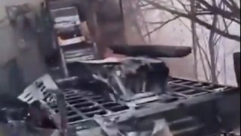 УНИШТЕН БРИТАНСКИ ПВО У УКРАЈИНИ: Спаљен Рејвен - прављен посебно за војску Кијева (ВИДЕО)