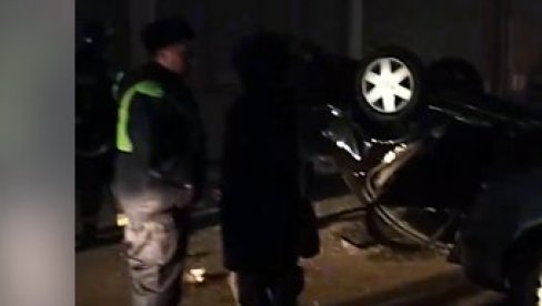 AUTOMOBIL SLETEO SA DRUGOG SPRATA PARKINGA: Ima povređenih (VIDEO)