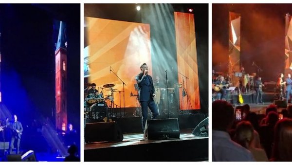 СПЕЦИЈАЛНЕ ГОШЋЕ: Ивана Селаков и Емина Јаховић се запевале са Мирзом Селимовићем на концерту (ФОТО)