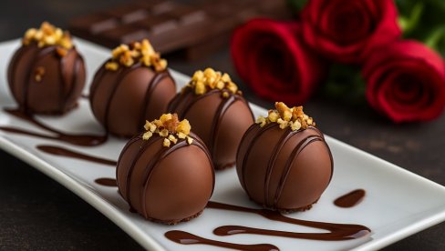 TRUFLE SA ORASIMA I ČOKOLADOM: Mali zalogaj čistog užitka!