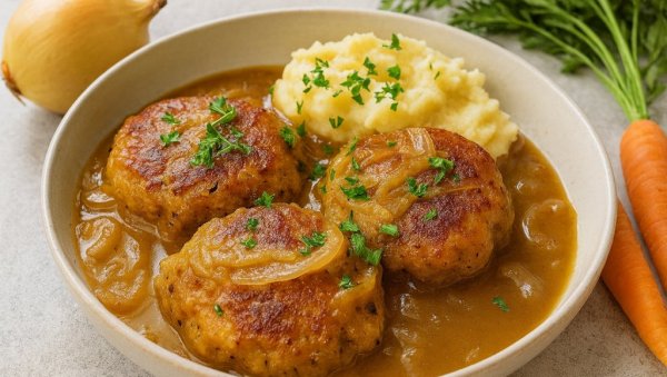 ЋУФТЕ У СОСУ ОД ЦРНОГ ЛУКА: Рецепт за кремасто јело пуно укуса