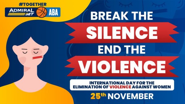 АДМИРАЛБЕТ И АДМИРАЛБЕТ АБА ЛИГА ПРОТИВ НАСИЉА НАД ЖЕНАМА!