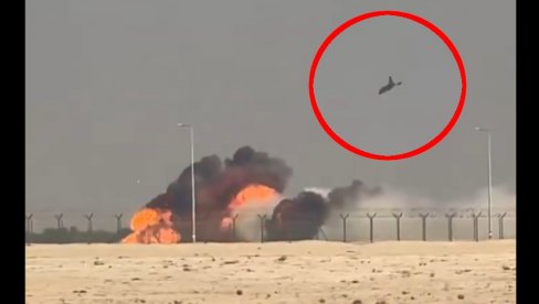 SRUŠIO SE AVION NA MITINGU U DUBAIJU: Pogledajte jezive snimke (VIDEO)