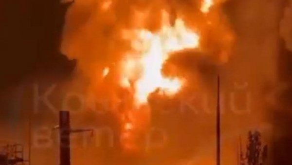 УКРАЈИНЦИ ЖЕСТОКО НАПАЛИ КРИМ: Током ноћи дроновима погођен важан стратешки објекат - објављени снимци удара (ВИДЕО)