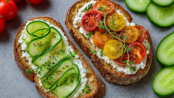 КРЕМАСТИ ТОСТ СА ГРЧКИМ НАМАЗОМ: Рецепт за лајт оброк