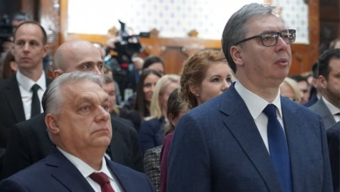 VUČIĆ I ORBAN PRIMILI NAGRADU IŠTVAN PASTOR: Šta god da se dogodi u Mađarskoj, mi Srbi smo tu (VIDEO)