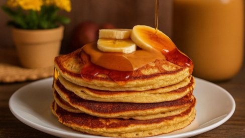 ПУФНАСТЕ ПАЛАЧИНКЕ ОД ЧЕТИРИ САСТОЈКА: Нови хит здравог доручка