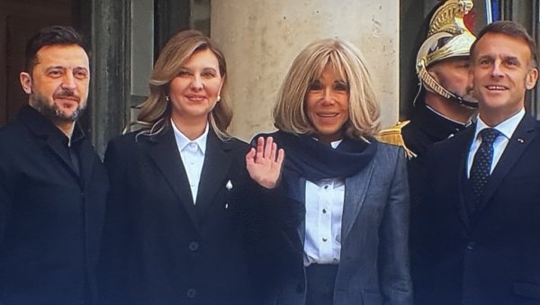 ОЛЕНА У ЈЕЛИСЕЈУ:  Прве даме заједно са мужевима о будућности Украјине