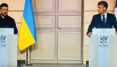 КЉУЧНИ ТРЕНУТАК ЗА МИР У ЕВРОПИ: Макрон после сусрета са Зеленским о преговорима за прекид рата у Украјини