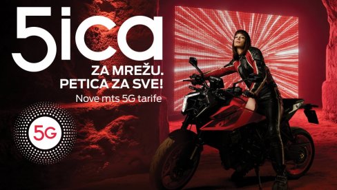 MTS PREDSTAVLJA 5G MOBILNU MREŽU: Korisnicima mts-a na raspolaganju 5G postpejd tarife i sjajne promocije