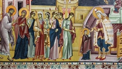 СУТРА ЈЕ ВАВЕДЕЊЕ ПРЕСВЕТЕ БОГОРОДИЦЕ: Црвено је слово, а једно веровање се посебно односи на жене