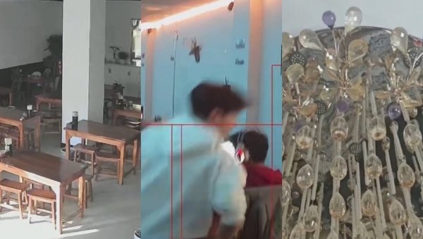 ПРВИ СНИМАК ЈАКОГ ЗЕМЉОТРЕСА У КИНИ: Потреси се осетили и у преко 20 километара удаљеним местима (ВИДЕО)