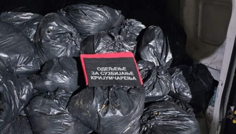 ŠAPČANIN UHAPŠEN KOD JAGODINE: Policija zaplenila 500 kilograma rezanog duvana