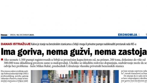 TAJKUNSKI DANAS PRIZNAO: Vučić i vlada su se veoma odgovorno spremili i u Srbiji nema nikakvih problema sa gorivom!