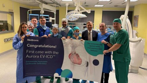 VELIKI USPEH IKVBV: Prve implantacije ”Medtronic Aurora EV-ICD sistema” u zemlji