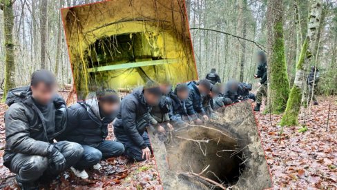 УЛАЗИ СКРИВЕНИ У ШУМИ: Пронашли тајне ТУНЕЛЕ испод белоруске границе - ухапшено 130 странаца (ВИДЕО)