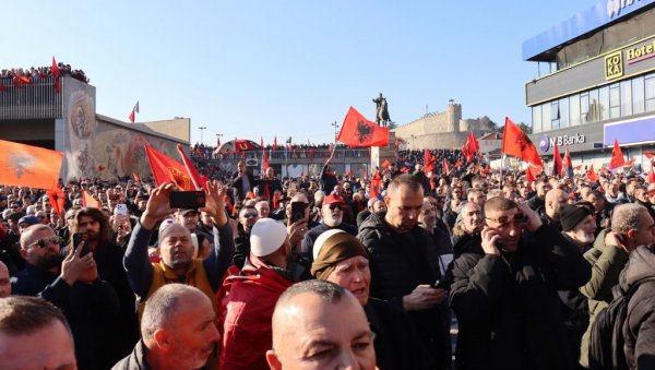 СЛОБОДА ЗА ТАЧИЈА ОПАСНА ЈЕ ОПЕРАЦИЈА: Анализа Новости - Скуп подршке бившим вођама тзв. ОВК у Скопљу део шире акције