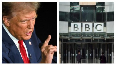 БИ-БИ-СИ МИ БУКВАЛНО СТАВЉАО РЕЧИ У УСТА: Трамп тужи британски јавни сервис за клевету, тражи 10 милијарди долара одштете