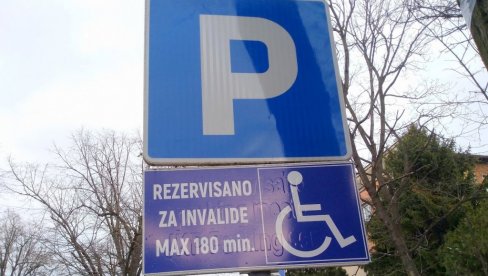 VEĆI BROJ PARKING MESTA: Osobama sa invaliditetom na raspolaganju 22 mesta na 16 lokacija