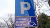 ВЕЋИ БРОЈ ПАРКИНГ МЕСТА: Особама са инвалидитетом на располагању 22 места на 16 локација