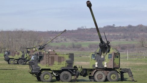 ПОГЛЕДАЈТЕ - БИЈУ ИЗ НОРА: Српски артиљерци на обуци (ФОТО)