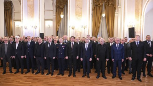 Prijem ministra odbrane i načelnika Generalštaba povodom novogodišnjih i božićnih praznika