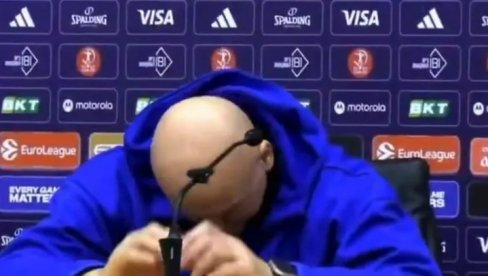SAŠA OBRADOVIĆ ZAGRMEO KAO NIKAD! Ceo svet bruji o onome šta je trener Crvene zvezde uradio na konferenciji za medije (VIDEO)