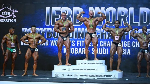 СРБИЈА ДОБИЛА СВЕТСКОГ ПРВАКА У БОДИБИЛДИНГУ: Александру Бањеглаву златна медаља у категорији до 90 килограма