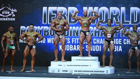 СРБИЈА ДОБИЛА СВЕТСКОГ ПРВАКА У БОДИБИЛДИНГУ: Александру Бањеглаву златна медаља у категорији до 90 килограма