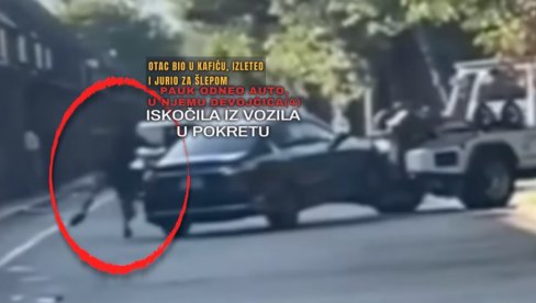 UŽAS: Pauk odneo auto, u njemu devojčica (4) - iskočila u pokretu! Otac jurio za šlepom, on dodao gas (VIDEO)