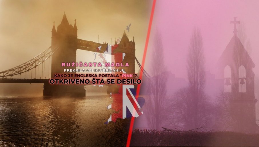 У ВБ КАО У АПОКАЛИПСИ Откривено откуд РУЖИЧАСТА МАГЛА, људи у шоку: Као да трчим кроз шећерну вуну! (ФОТО)