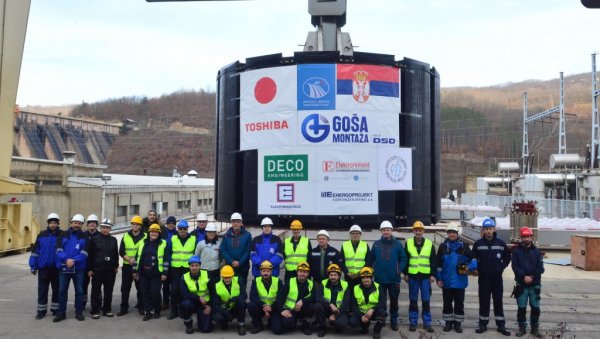 УСПЕШНО СПУШТЕН РОТОР ТЕЖАК 440 ТОНА: Завршница ревитализације златне резерве ЕПС