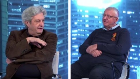 ČOVEK IMA DARA ZA IZMIŠLJOTINE Šešelj i Marić se sukobili uživo u emisiji HitTvit