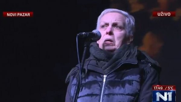 ПАМЕТНОМ ДОСТА! Ево шта је главни мотив пропалог окупљања блокадера у Новом Пазару (ВИДЕО)