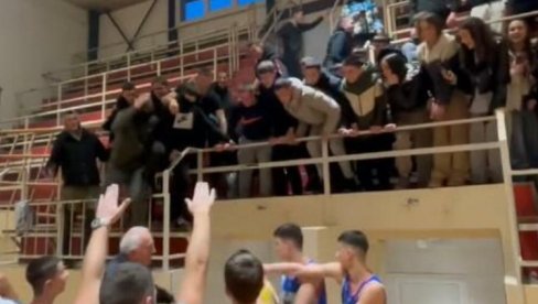 CRNOGORCI ZGROZILI CEO REGION! Nezapamćen skandal na košarkaškoj utakmici u Nikšiću (VIDEO)