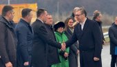 VUČIĆ NA OTVARANJU DEONICE MORAVSKOG KORIDORA (VIDEO)