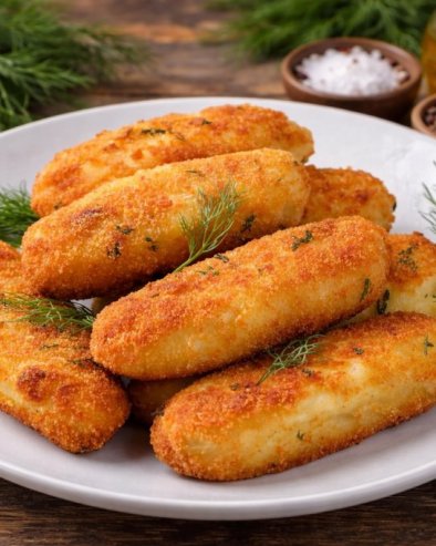 КРОКЕТИ ОД КРОМПИРА: Хрскави споља, мекани изнутра