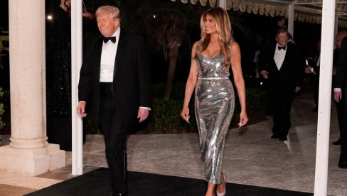 MELANIJA UKRALA SVE POGLEDE NA DOČEKU NOVE GODINE: Trampu društvo pravio ovaj svetski lider